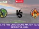 BQL vs RIW Live Score Match 72, ECS Spain T10, 2024