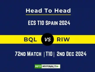 BQL vs RIW Player Battle, Head to Head Team Stats, Team Record - ECS T10 Spain 2024