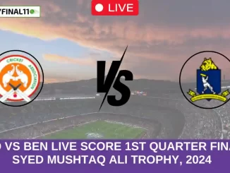 BRD vs BEN Live Score 1st quarter final, Syed Mushtaq Ali Trophy, 2024