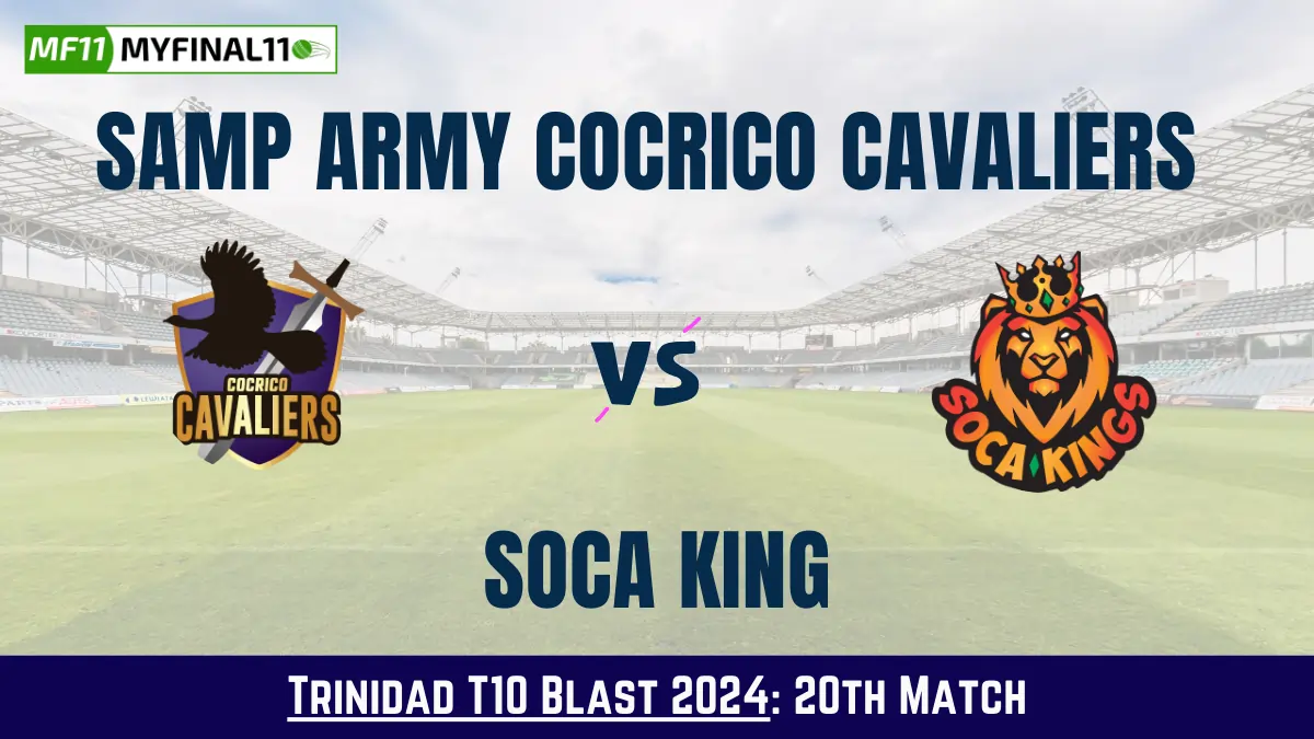 CCL vs SCK Dream11 Prediction Today: Match 20 Pitch Report, Playing11 and Stats | Trinidad T10 Blast 2024