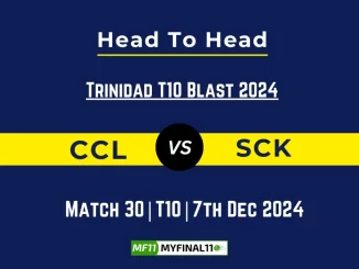 CCL vs SCK Player Battle, Head to Head Team Stats, Team Record