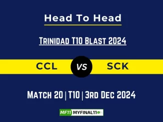 CCL vs SCK Player Battle, Head to Head Team Stats, Team Record