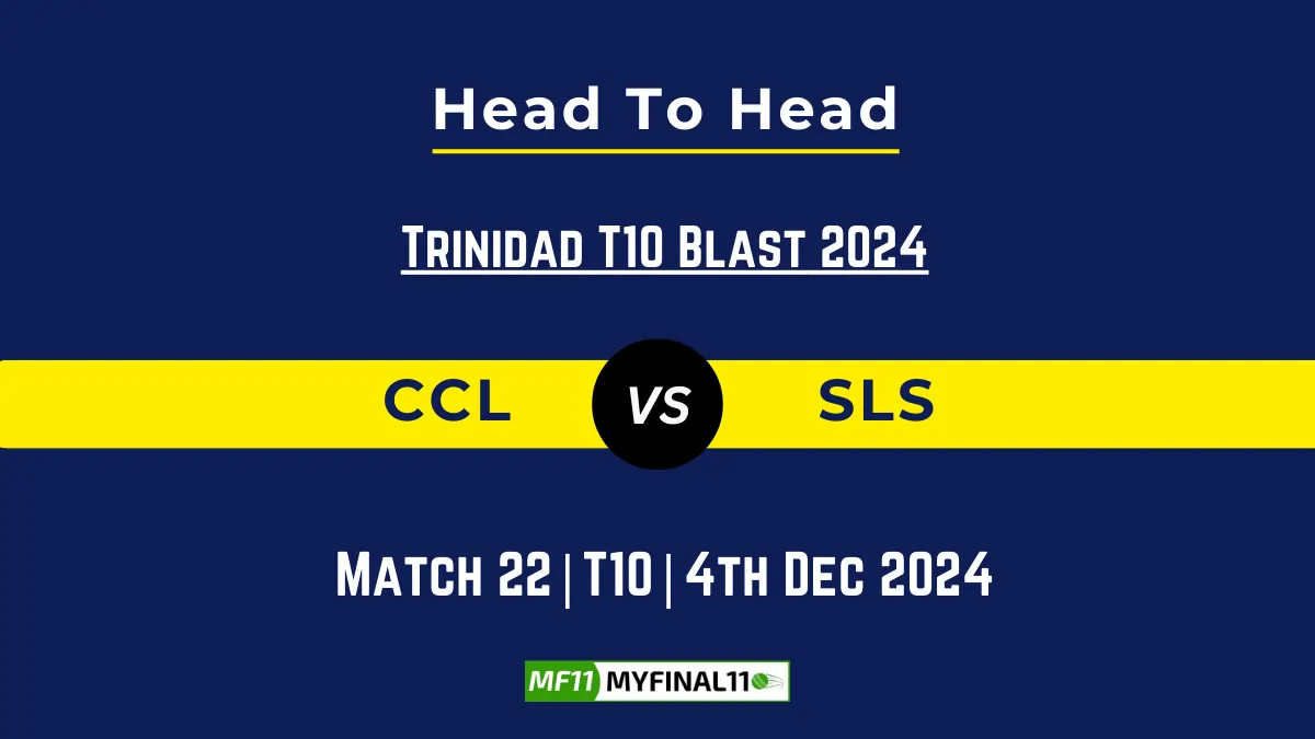 CCL vs SLS Player Battle, Head to Head Team Stats, Team Record