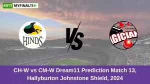 CH-W vs CM-W Dream11 Prediction Match 13, Hallyburton Johnstone Shield, 2024