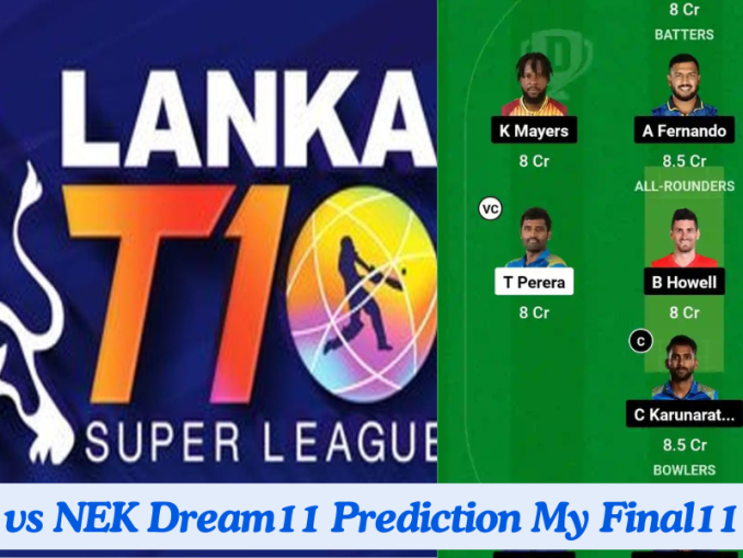 KB vs NEK Dream11 Prediction Today: 20th Match Pitch Report, Playing11 and Stats | Lanka T10 Super League 2024