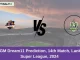 CJ vs GM Dream11 Prediction, 14th Match, Lanka T10 Super League, 2024