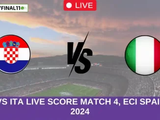 CRO vs ITA Live Score Match 4, ECI Spain T10, 2024