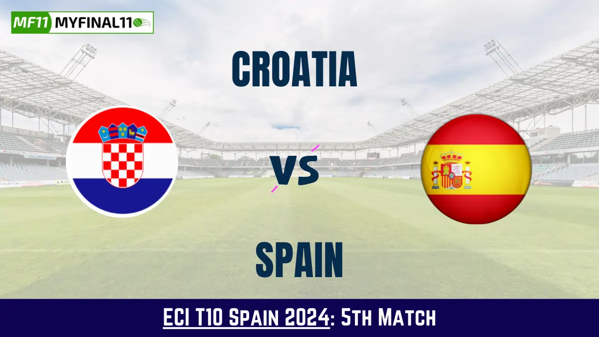 CRO vs SPA Dream11 Prediction Today: Match 5 Pitch Report, Playing11 and Stats | ECI T10 Spain 2024