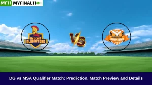 DG vs MSA Qualifier 1 Match: Pitch Report, Playing XIs, and Match Prediction, Abu Dhabi T10 2024