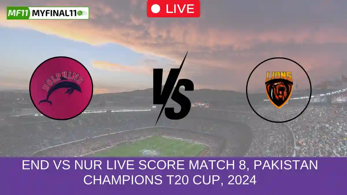 END vs NUR Live Score Match 8, Pakistan Champions T20 Cup, 2024