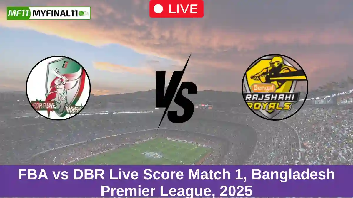 FBA vs DBR Live Score 2nd T20I, Match 1, Bangladesh Premier League, 2025