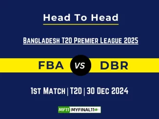 FBA vs DBR Player Battle, Head to Head Team Stats, Team Record - Bangladesh T20 Premier League 2025