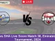 FUJ vs SHA Live Score Match 38, Emirates D10 Tournament, 2024