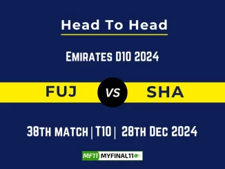 FUJ vs SHA Player Battle, Head to Head Team Stats, Player Record