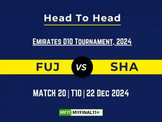 FUJ vs SHA Player Battle, Head to Head Team Stats, Player Record