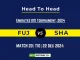 FUJ vs SHA Player Battle, Head to Head Team Stats, Player Record