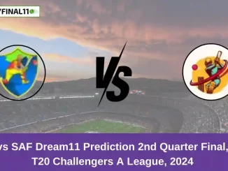 GGL vs SAF Dream11 Prediction 2nd Quarter Final, KCC T20 Challengers A League, 2024