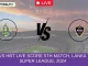 GM vs HBT Live Score 5th Match, Lanka T10 Super League, 2024