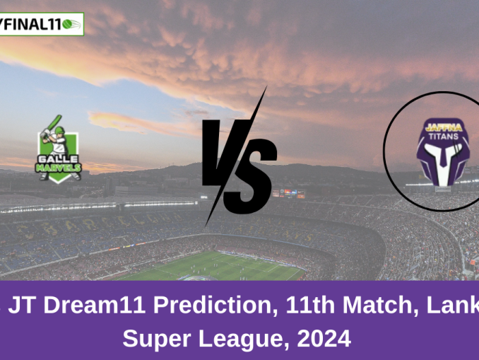 GM vs JT Dream11 Prediction, 11th Match, Lanka T10 Super League, 2024