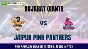 GUJ vs JAI Kabaddi Dream11 Prediction