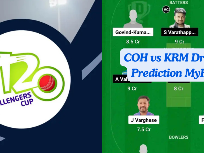 COH vs KRM Dream11 Prediction Today: 1st Quarter Final Pitch Report, Playing11 and Stats | Kuwait T20 Challengers Trophy 2024