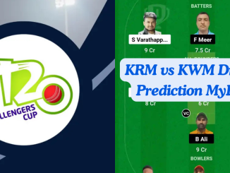 KRM vs KUM Dream11 Prediction Today: Match 56 Pitch Report, Playing11 and Stats | Kuwait T20 Challengers Trophy 2024