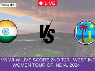 IN-W vs WI-W Live Score 2nd T20I, West Indies Women tour of India, 2024