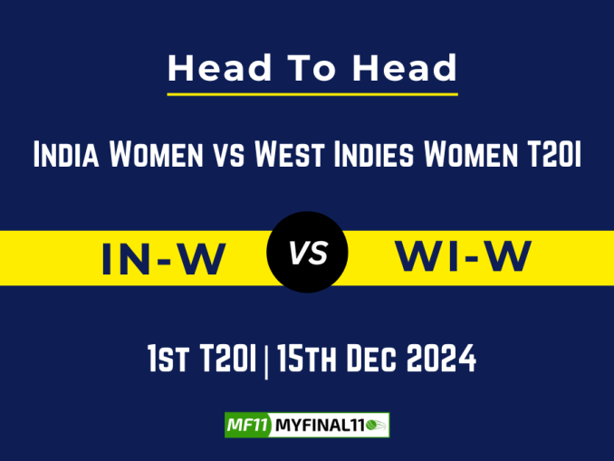 IN-W vs WI-W Player Battle, Head to Head Team Stats, Team Record