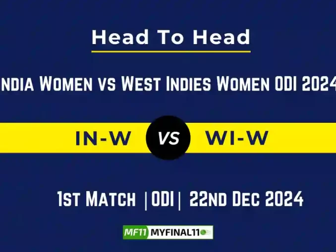 IN-W vs WI-W Player Battle, Head to Head Team Stats, Team Record - India Women vs West Indies Women ODI 2024