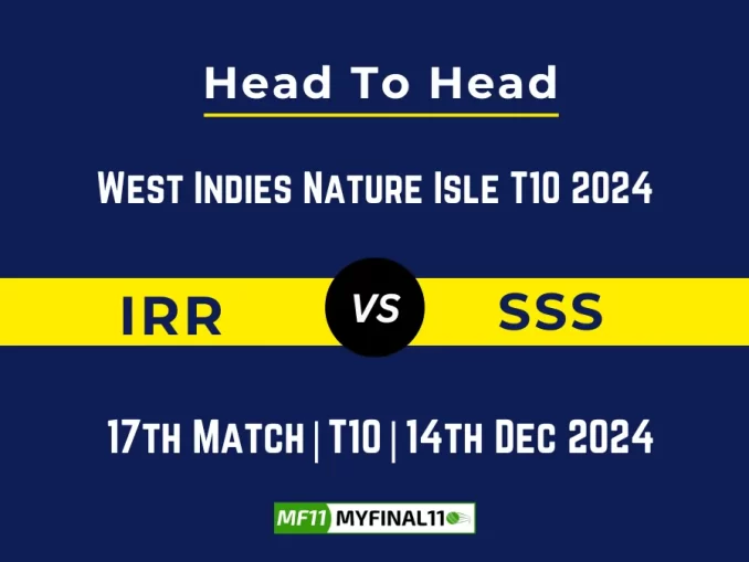 IRR vs SSS Player Battle, Head to Head Team Stats, Team Record