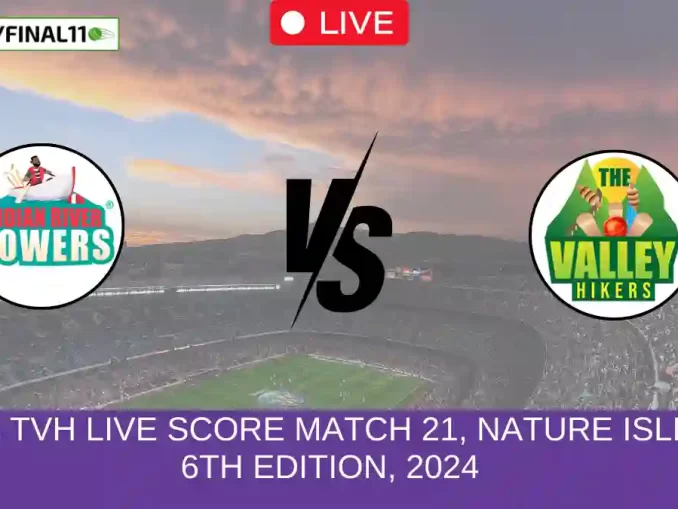 IRR vs TVH Live Score Match 21, Nature Isle T10, 6th Edition, 2024