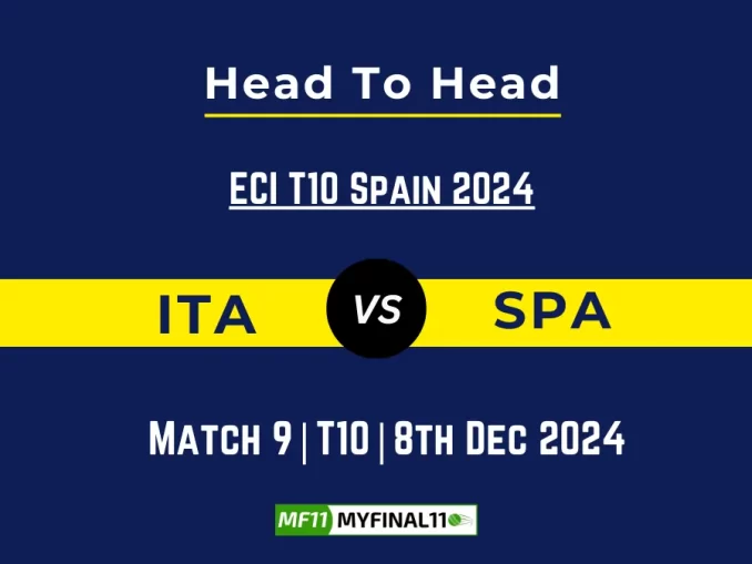 ITA vs SPA Player Battle, Head to Head Team Stats, Team Record