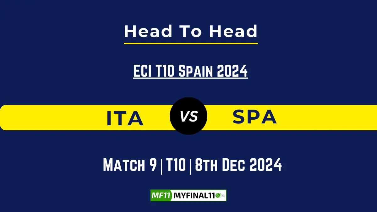 ITA vs SPA Player Battle, Head to Head Team Stats, Team Record