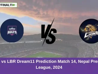 JKB vs LBR Dream11 Prediction Match 14, Nepal Premier League, 2024