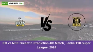 KB vs NEK Dream11 Prediction 4th Match, Lanka T10 Super League, 2024