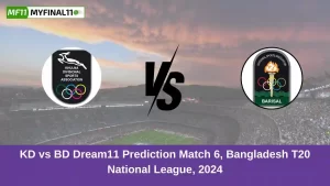 KD vs BD Dream11 Prediction Match 6, Bangladesh T20 National League, 2024