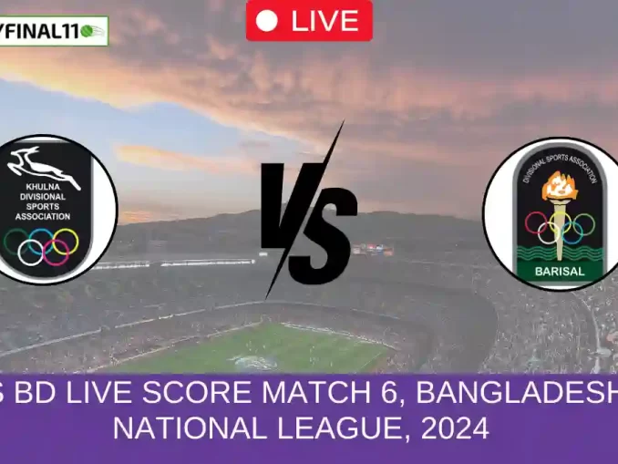 KD vs BD Live Score Match 6, Bangladesh T20 National League, 2024