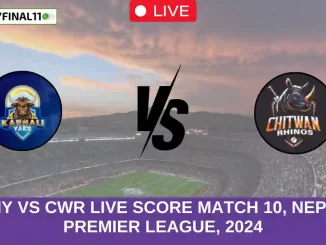 KNY vs CWR Live Score Match 10, Nepal Premier League, 2024