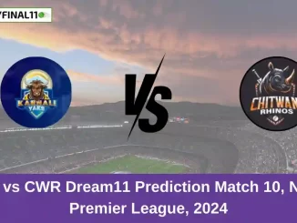 KNY VS CWR Dream Prediction match 10, Nepal Premier League, 2024