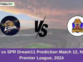 LBL vs SPR Dream11 Prediction Match 12, Nepal Premier League, 2024