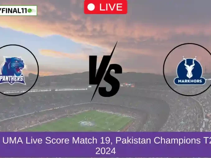 LCP vs UMA Live Score Match 19, Pakistan Champions T20 Cup, 2024