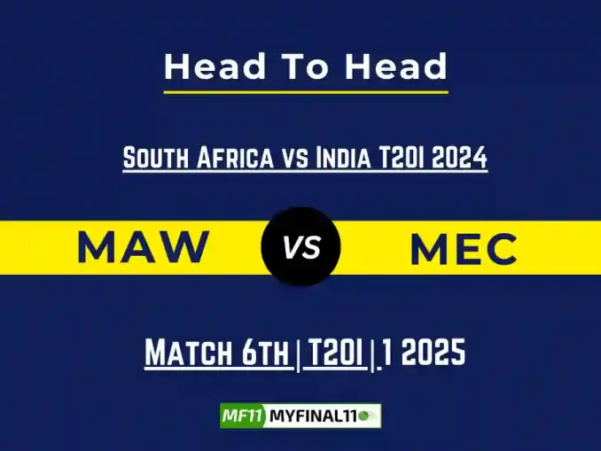 MAW vs MEC Player Battle, Head to Head Team Stats, Player Record