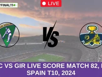 MGC vs GIR Live Score Match 82, ECS Spain T10, 2024