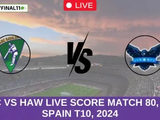 MGC vs HAW Live Score Match 80, ECS Spain T10, 2024