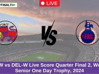 MUM-W vs DEL-W Live Score Quarter Final 2, Womens Senior One Day Trophy, 2024