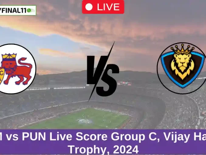 MUM vs PUN Live Score Group C, Vijay Hazare Trophy, 2024