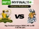 NC vs RR Match Prediction, 13th match Big Cricket League: Win Prediction, Top Batter & Bowler Tips by MyFinal11