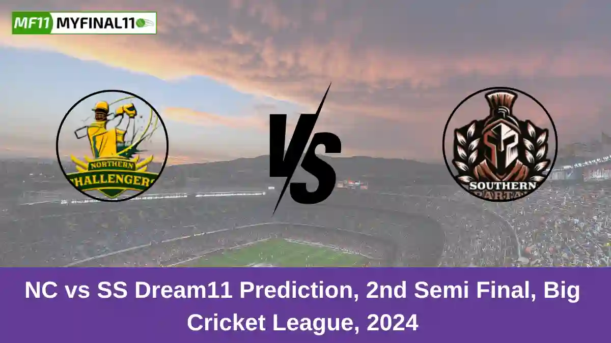 NC vs SS Dream11 Prediction, 2nd Semi Final, Big Cricket League, 2024