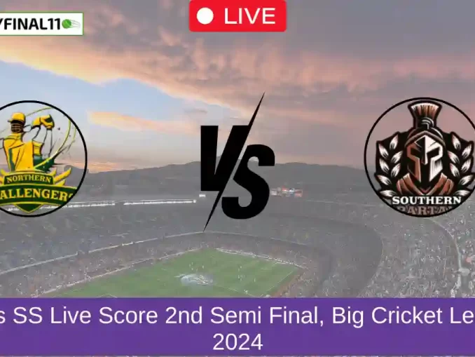 NC vs SS Live Score 2nd Semi Final, Big Cricket League, 2024