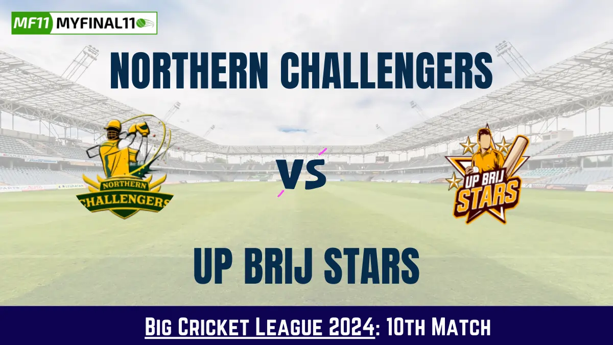 NC vs UPBS Dream11 Prediction Today: Match 10 Pitch Report, Playing11 and Stats | Big Cricket League 2024